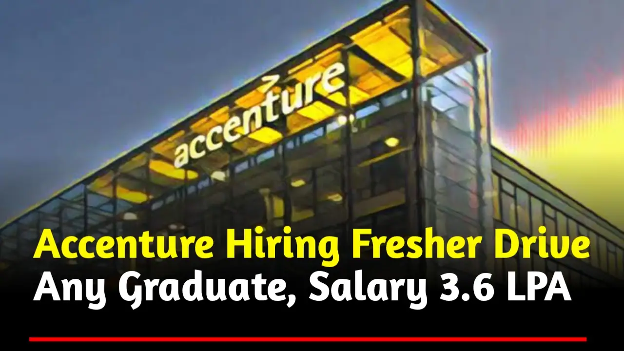 Accenture Off Campus Hiring Drive 2024