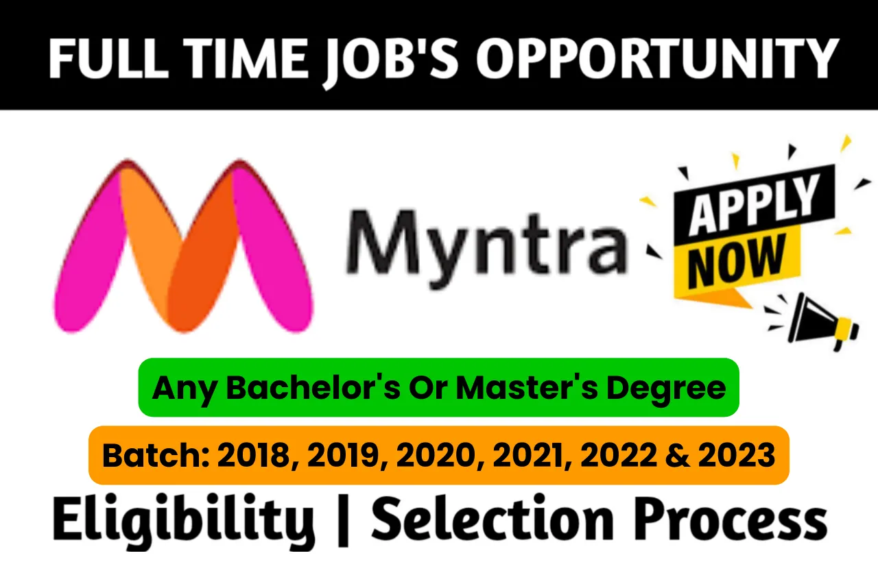 Myntra Off Campus Hiring 2024